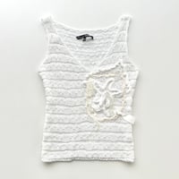 made in Italy / crochet embroidery tops