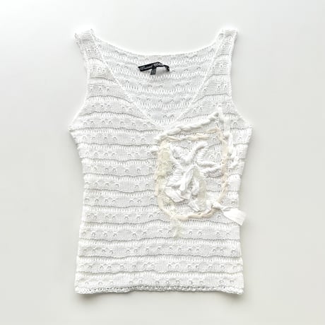 made in Italy / crochet embroidery tops