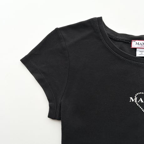 black rhinestone compact T-shirts