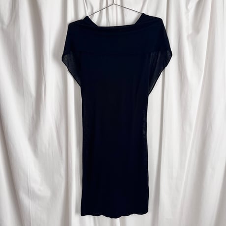 made in Italy / black designed dress