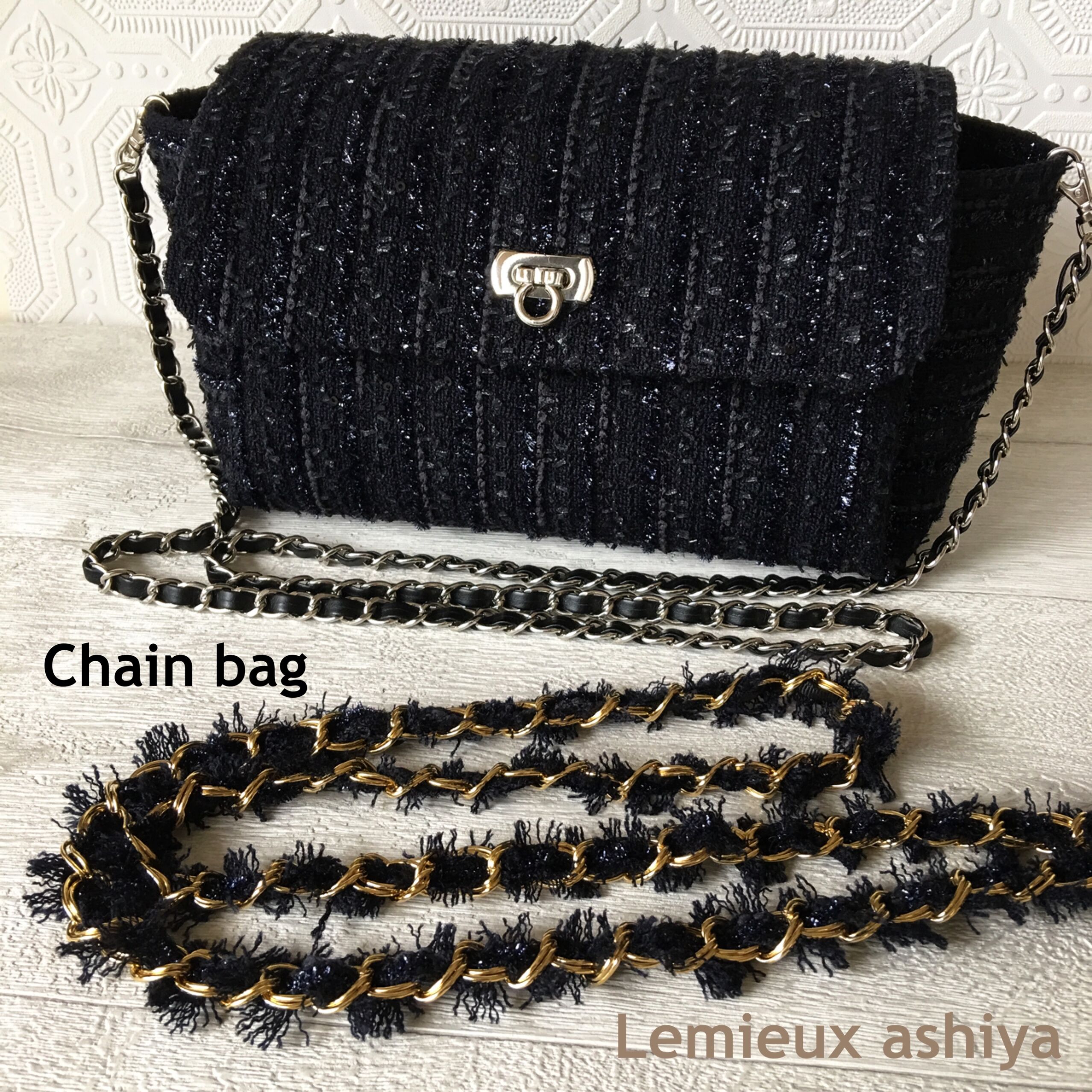 ルミュー芦屋人気商品】LINTON社製 あのシャネルスーツと同じツイード