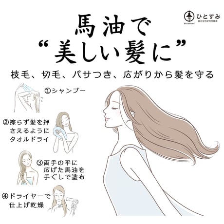 ひとすみ馬油ぷち／無香料　10ml