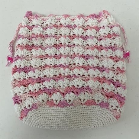 手編みポーチ