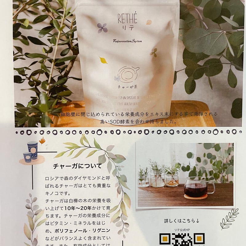RETHÉ チャーガ茶3袋 （RETHÉ チャーガ茶3袋 気持ちよかっ）