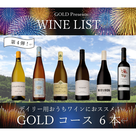 【第4弾】GOLDコース 6本20,000円セット