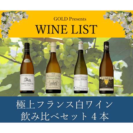 極上フランス白ワイン飲み比べセット（ブルゴーニュvsロワール）