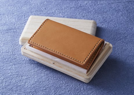 *受注生産＊桐の道具箱（すてあーずのレザーカードケース入り）