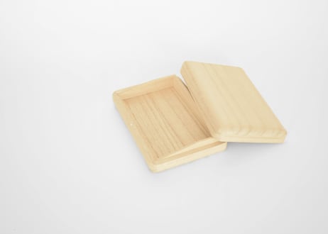 ＊受注生産＊桐の道具箱（すてあーずのレザーＩＣカードケース入り）