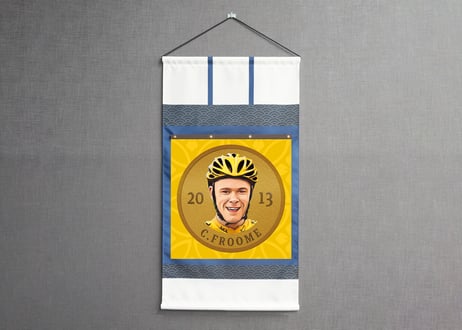 【クリストファー・フルーム選手】掛け軸風タペストリー【さいたまクリテリウム2024】