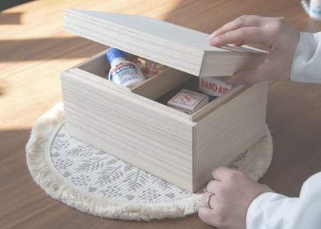 【10個限定】桐の道具箱（ゆめの園のお菓子入り）