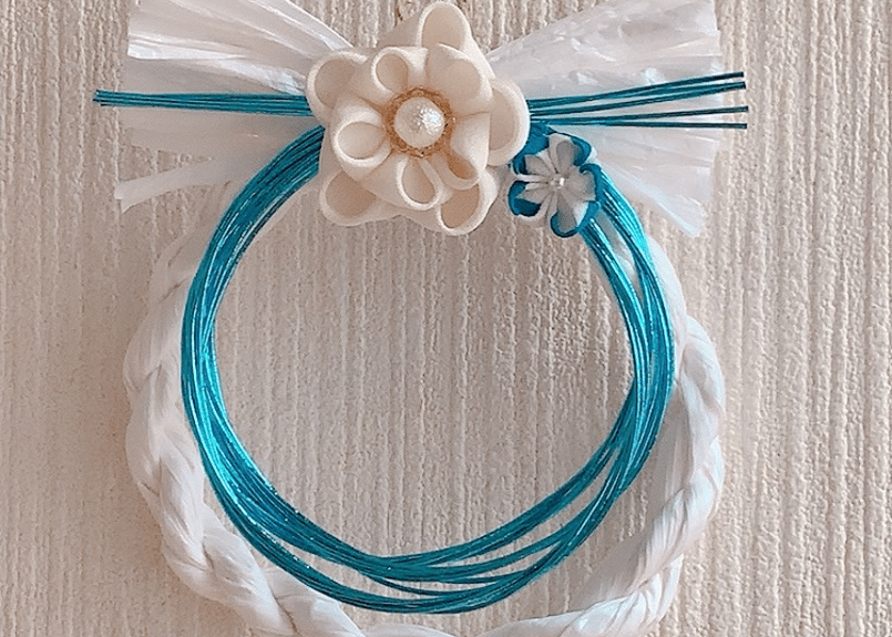 つまみ細工を使った正月飾り(小) | サデコMONOがたり