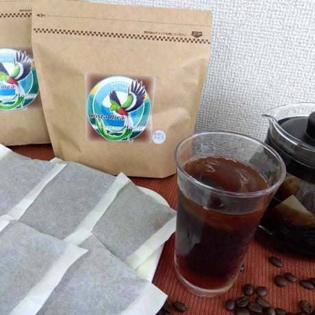 コスタリカぷらびだ村コーヒー(水出しアイスコーヒー)２袋セット