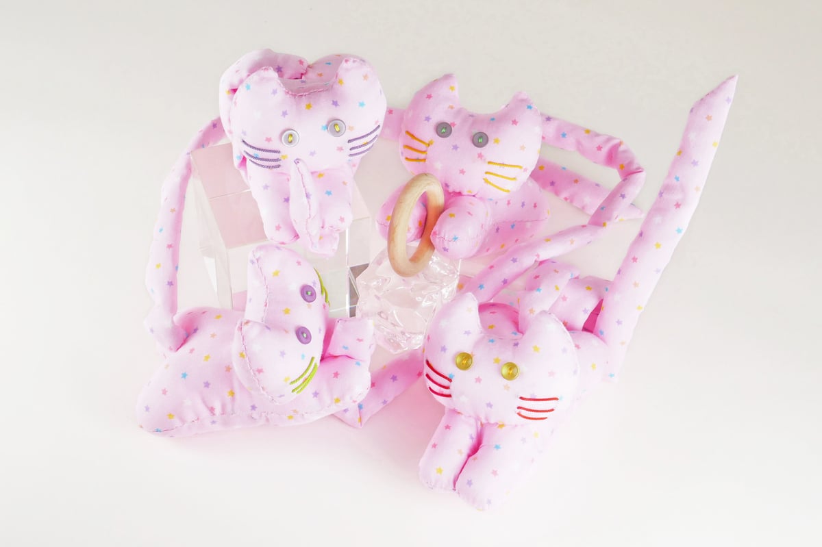 しっぽつかみねこ（4匹セット） | サデコMONOがたり