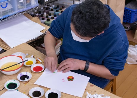 さいたま市誕生20周年記念  ＜Woody×Leather＞スクエアトレイ～然＊zen～ ＊受注生産＊