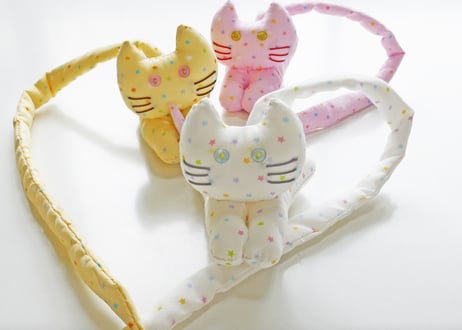 しっぽつかみねこ（4匹セット）