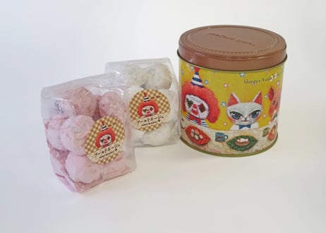 さいたマドレーヌとブールドネージュ詰合せ缶のお菓子セット
