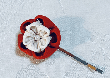 お花のつまみ細工　アクセサリー