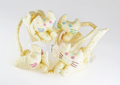 しっぽつかみねこ（4匹セット）