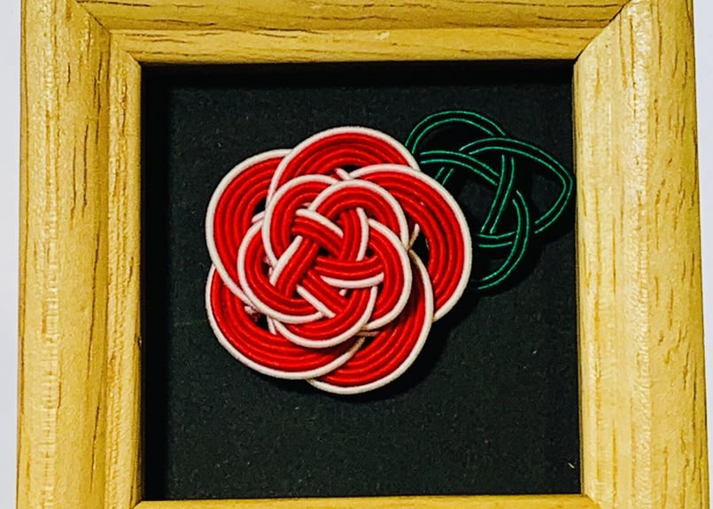 b-501）水引 お正月アートフレーム b-501）水引 お正月アートフレーム