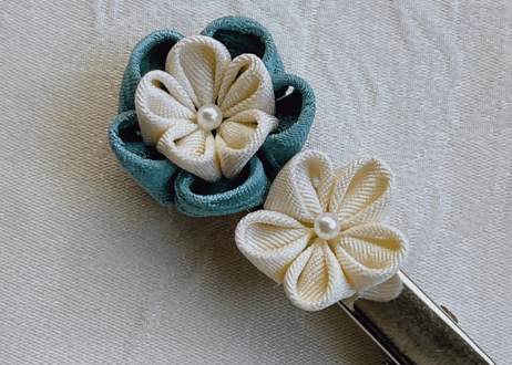 お花のつまみ細工　アクセサリー