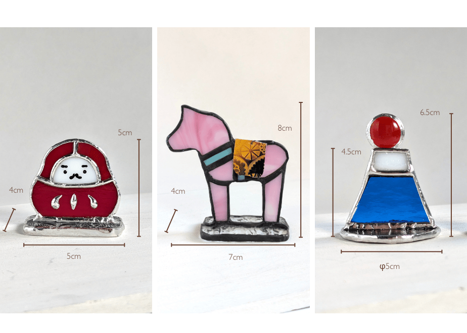 何かいいこと起こりそう♪」ステンドグラスのかわいい縁起物 | サデコ