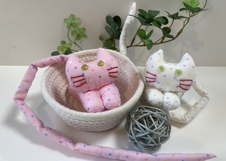 しっぽつかみねこ（4匹セット）
