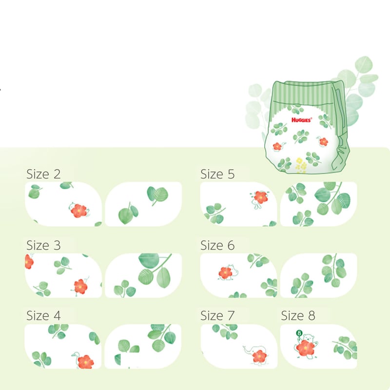 HUGGIES Nature Made size8 | WhiteFluff しろのふわふわ