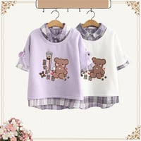 タピオカミルクT　パープル