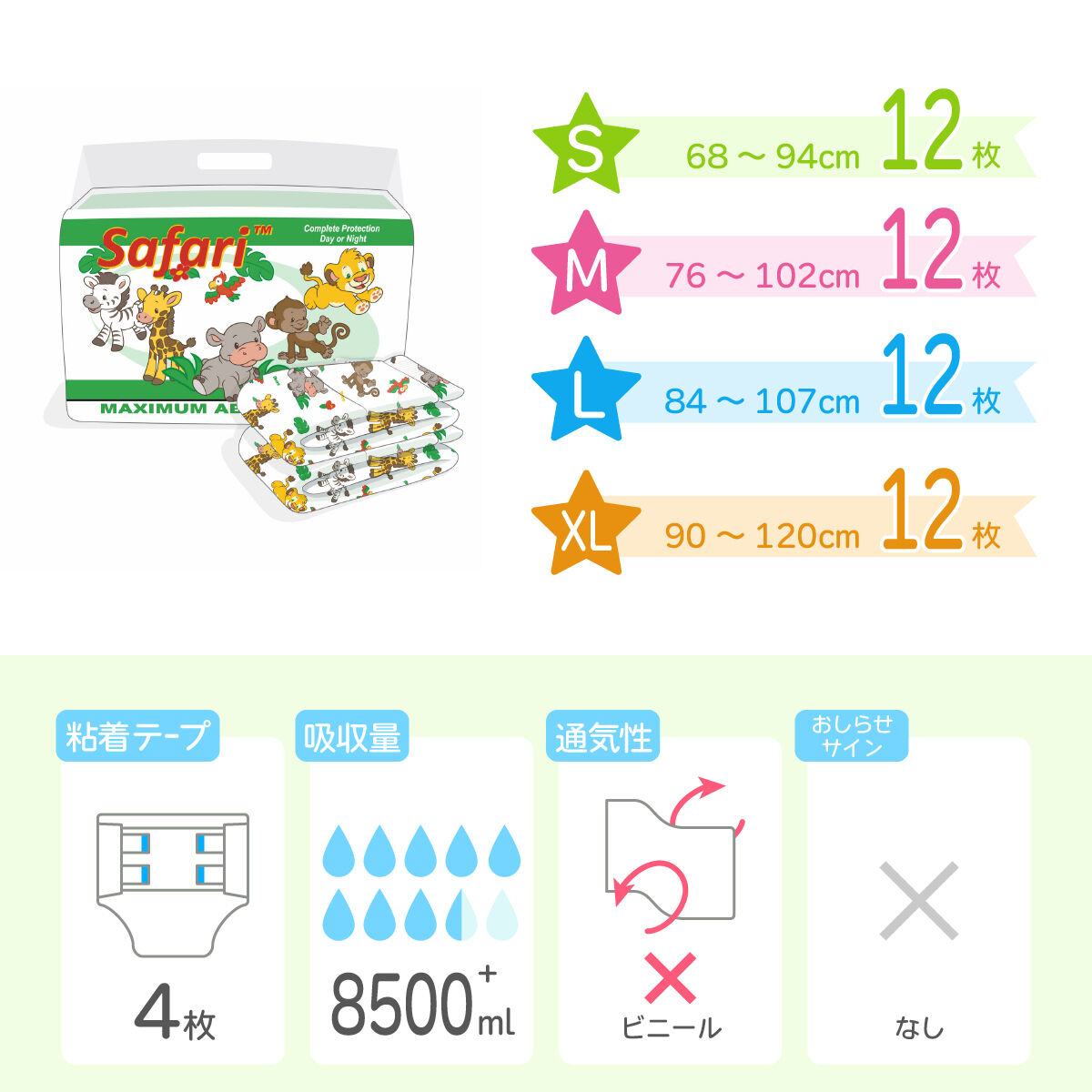 Mega Safari | WhiteFluff しろのふわふわ