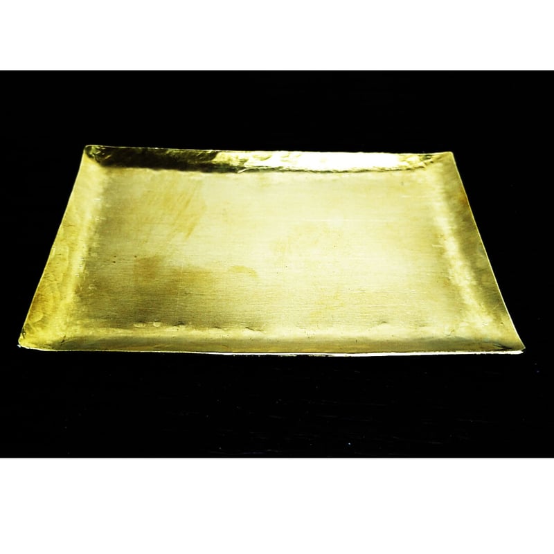 真鍮角プレート（受け皿） | Brass&Copper