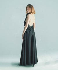 【受注商品】Neck volume ribbon dress