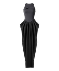 V Line waist Tank top long dress