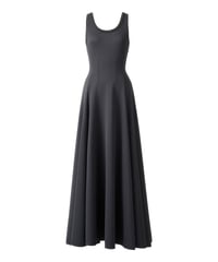 Long slit tank top big dress