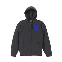 Anza 30th Anniversary ジップパーカー ハートうさぎ   ブルー
