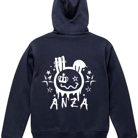 Anza 30th Anniversary ジップパーカーRock  ホワイト