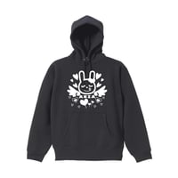 Anza 30th Anniversary  パーカーハートうさぎ  ホワイト