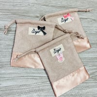 Anza ピンクラメ巾着袋　30%off