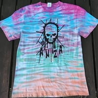 Anza 30th ドクロ染めTシャツ