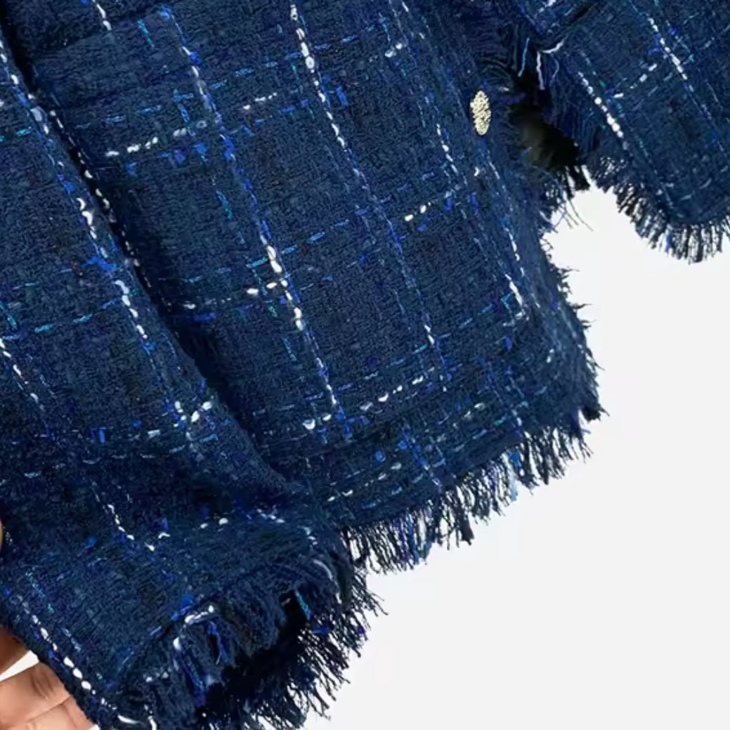 timelesz 松島聡 様着用 loose fit check tweed jacket |