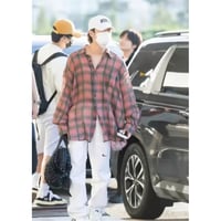 timelesz 松島聡 様着用 loose fit check tweed jacket |