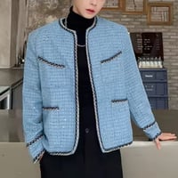timelesz 松島聡 様着用 loose fit check tweed jacket |