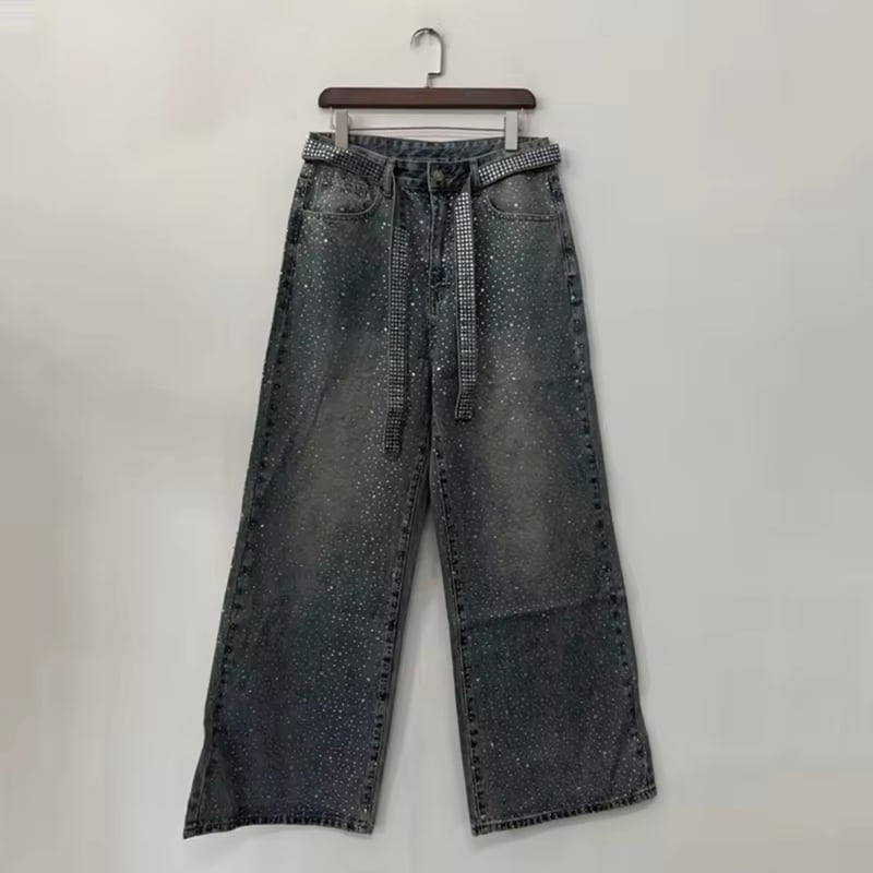 timelesz 『寺西拓人 様着用』rhinestone design denim pant