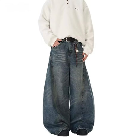 super buggy denim pants