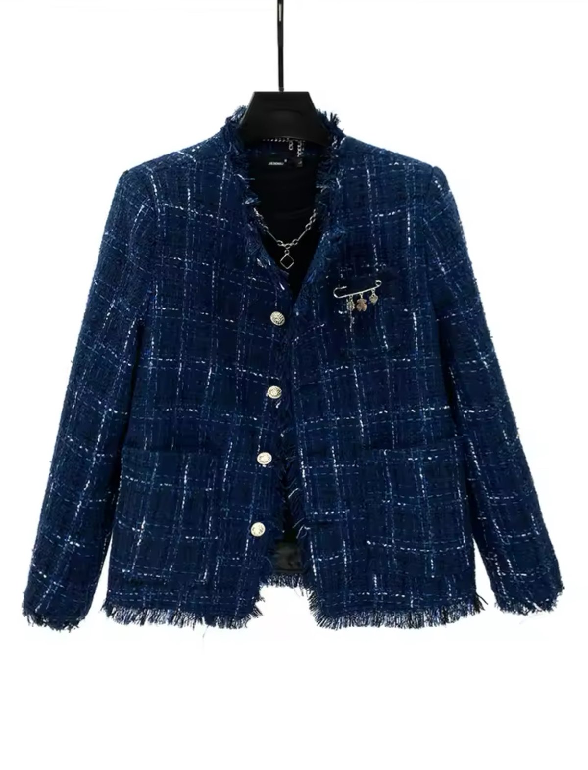 timelesz 松島聡 様着用 loose fit check tweed jacket |