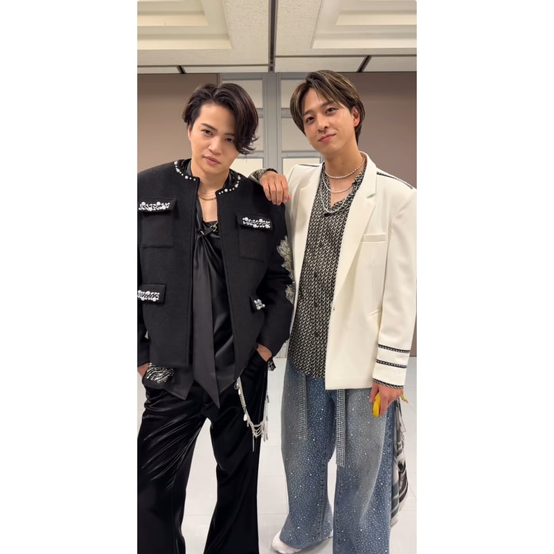 timelesz 『寺西拓人 様着用』rhinestone design denim pant
