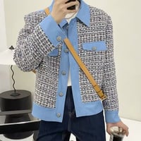 timelesz 松島聡 様着用 loose fit check tweed jacket |