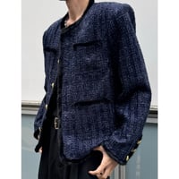 timelesz 松島聡 様着用 loose fit check tweed jacket |