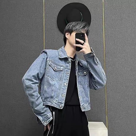※ラスト1サイズ　cropped denim jacket
