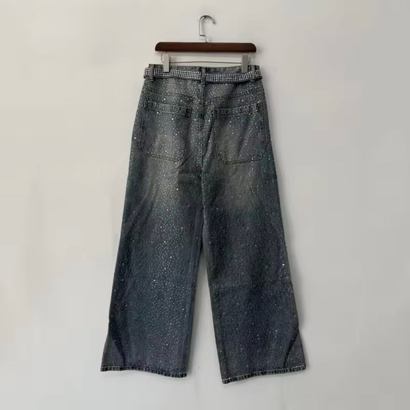 timelesz 『寺西拓人 様着用』rhinestone design denim pant