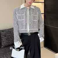 timelesz 松島聡 様着用 loose fit check tweed jacket |